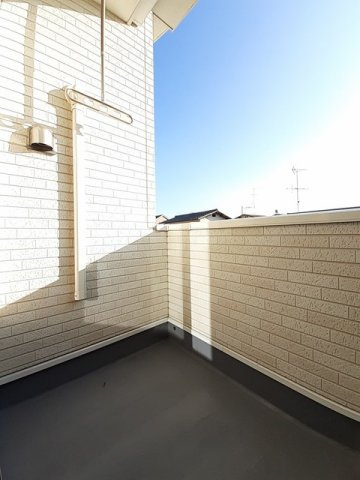 ｒｉｖｅｒ　ｓｉｄｅはるか　Ａのバルコニー