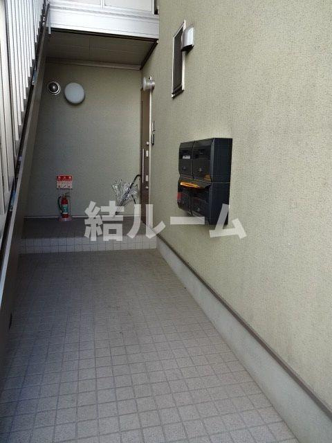 練馬区早宮３丁目のアパートのエントランス