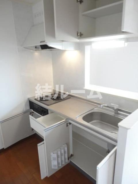 練馬区早宮３丁目のアパートのキッチン