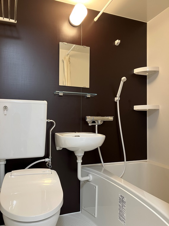 武蔵野サンハイツの浴室