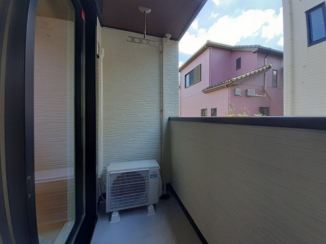 フェリーチェⅠのバルコニー|落ち着いた時間を過ごせるバルコニーです