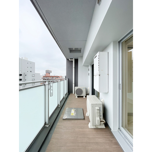 LaSante千駄木のバルコニー