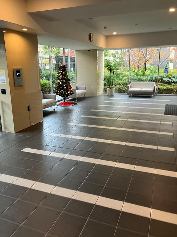 シティテラス草加松原ガーデンズのロビー