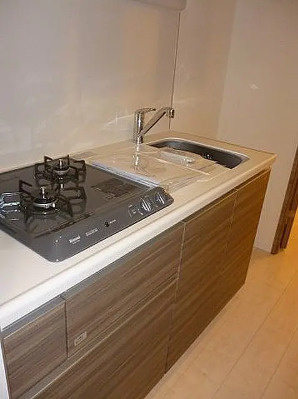 メイクスデザイン住吉アジールコートのキッチン