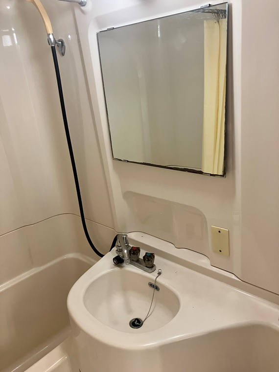 芝マンションの洗面所