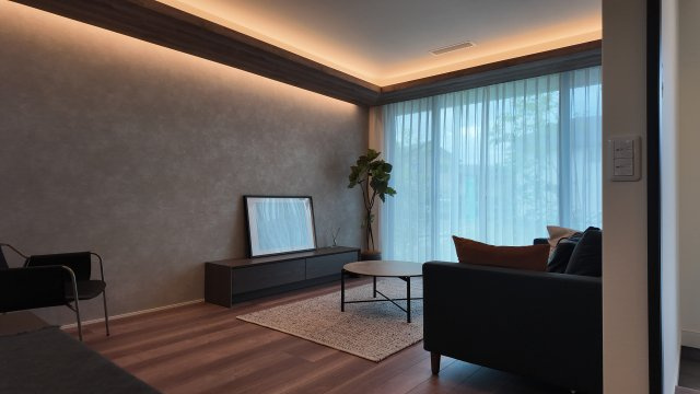 益城クロスウェイの居間・リビング