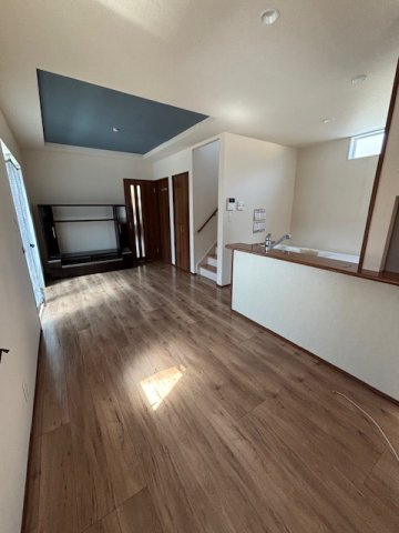 熊本市北区清水新地6丁目　中古戸建の居間・リビング|おしゃれな居間です