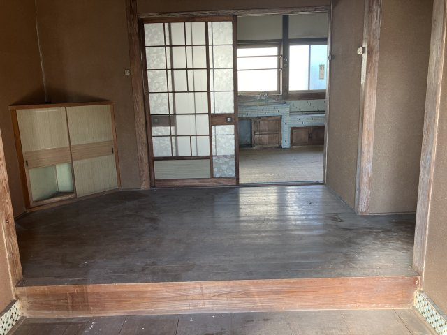 中古戸建の玄関
