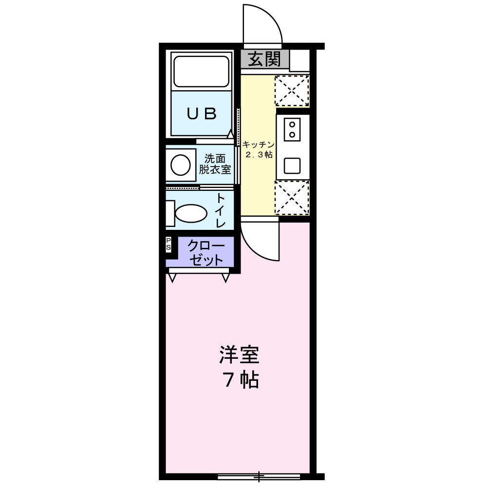 シエル佐倉の間取り