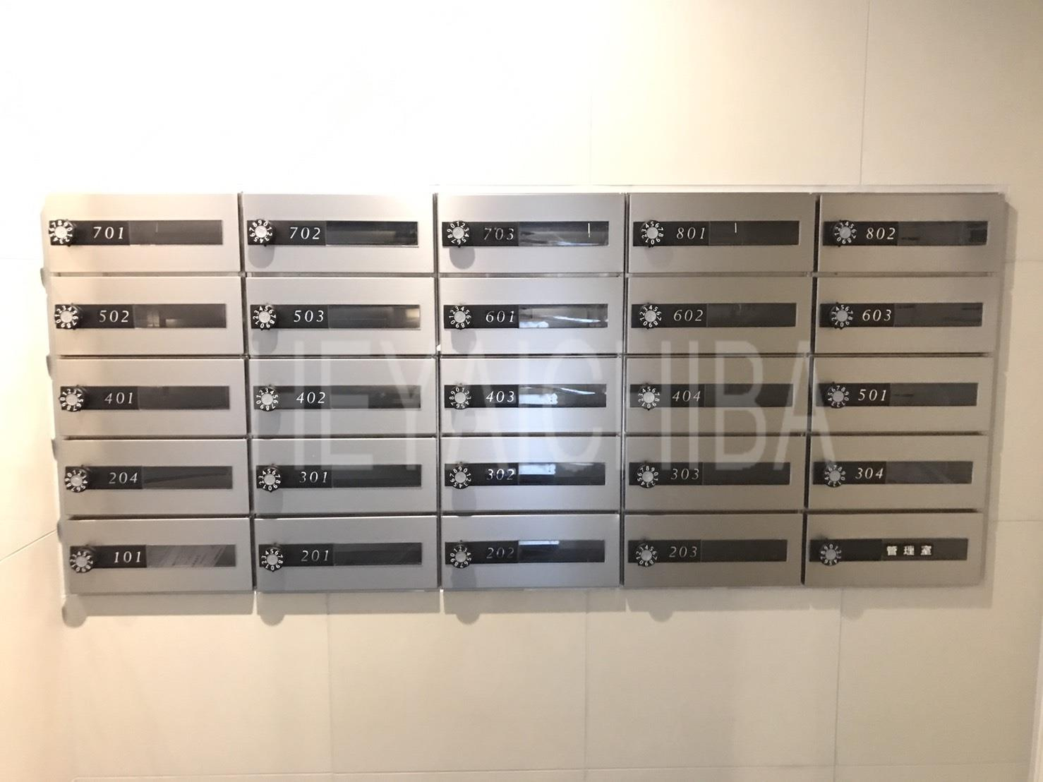 アヴニールイシ南千住のその他共用部分|メールボックス