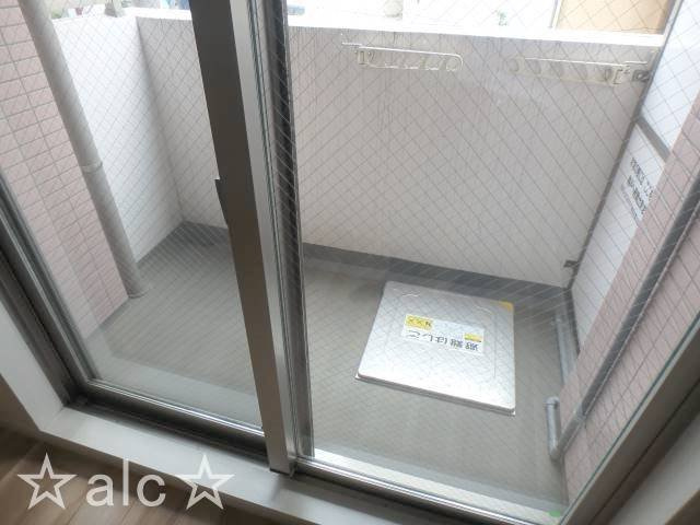 練馬区関町北２丁目の賃貸マンションのバルコニー