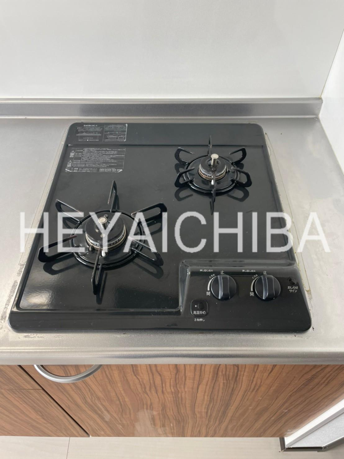 AQUAS Will 浅草のキッチン|2口ガスコンロ