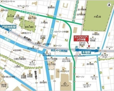 【地図】 | コンフォリア・リヴ木場