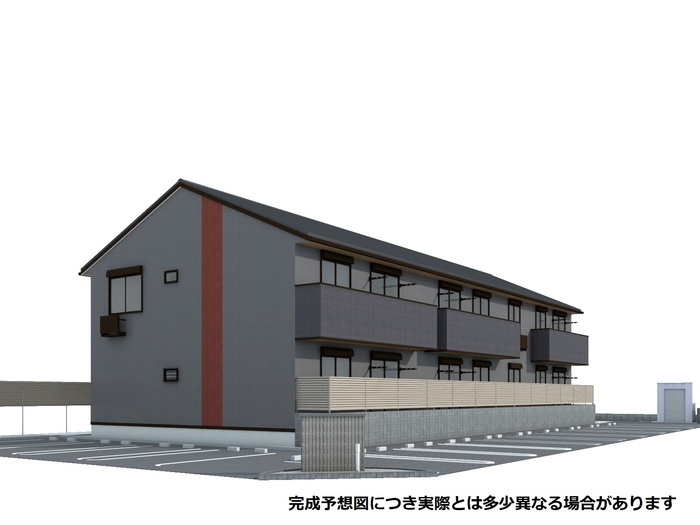 熊本市中央区平成１丁目のアパートの外観