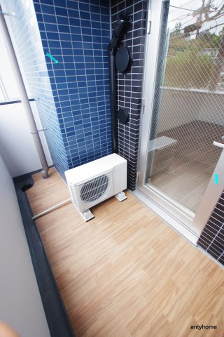 プレサンス四天王寺前夕陽ヶ丘アクティ　仲介手数料無料のバルコニー