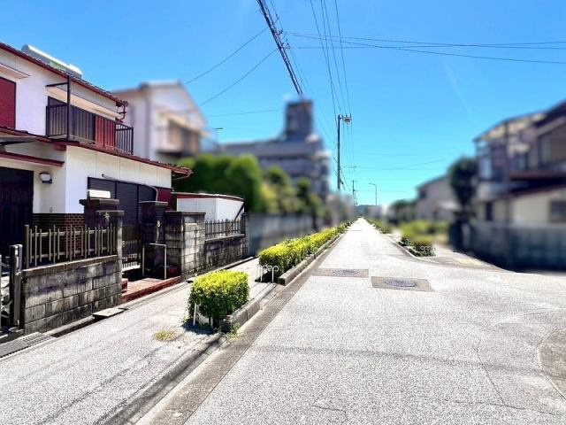 高知市役知町　売り土地の前面道路含む現地写真|前面道路含む現地写真です