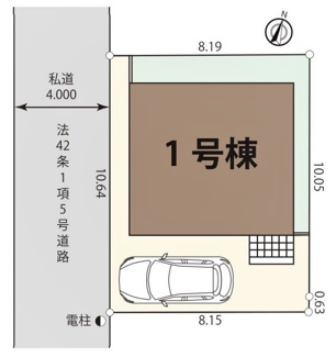 【区画図】 | 清瀬市中里1丁目　全1棟　1号棟 | 清瀬市中里1丁目　全1棟