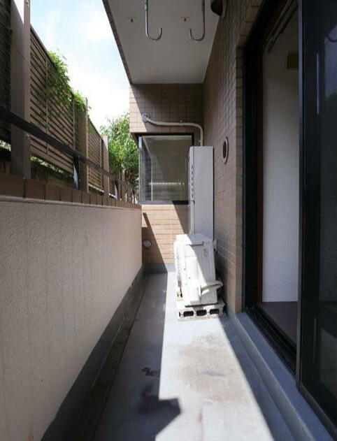 国分寺シティハイツのバルコニー