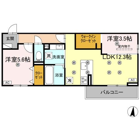 【間取り】 | クランツ北井門Ａ