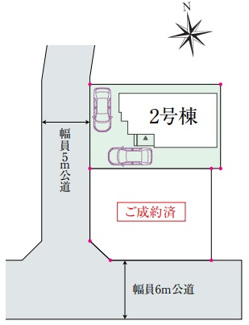 【区画図】 | 花小金井6期　全2棟　2号棟 | 花小金井6期　全2棟　2号棟