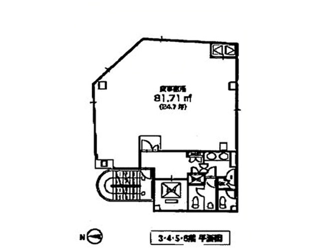 ＧＳ名駅南ビル（Ｊファーストビルデイング）の間取り