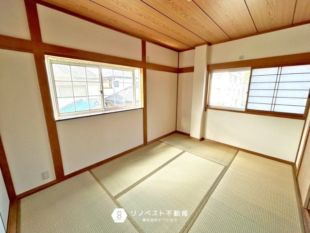 東大阪市大蓮東1丁目中古戸建の和室|和室に押入れがあるので布団などを収納することもできます！客間としても活用頂けます♪