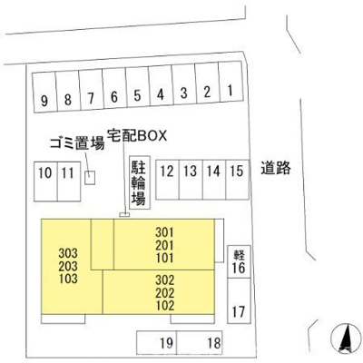 【区画図】 | クランツ北井門Ａ