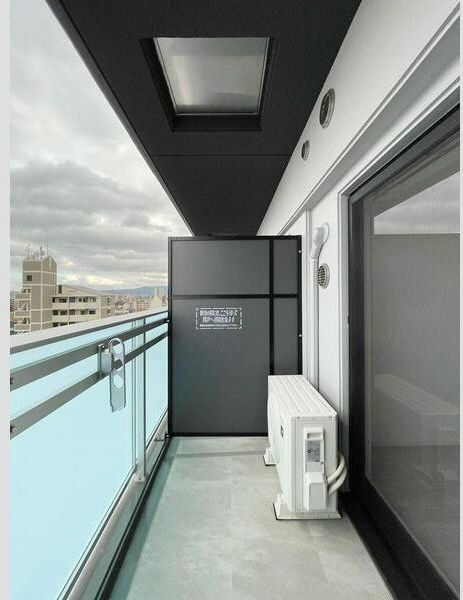 S-RESIDENCE上新庄ascentのバルコニー