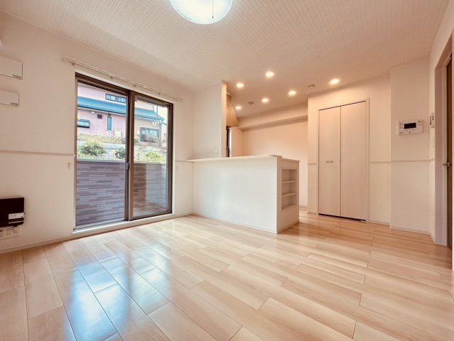 シャン・ド・プレールAの居間・リビング