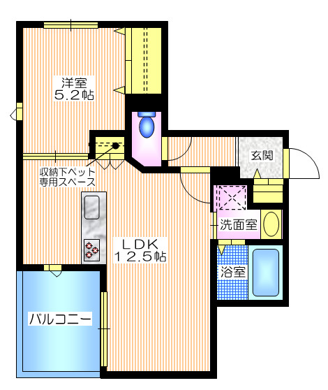 キャリアライズ湘南の間取り