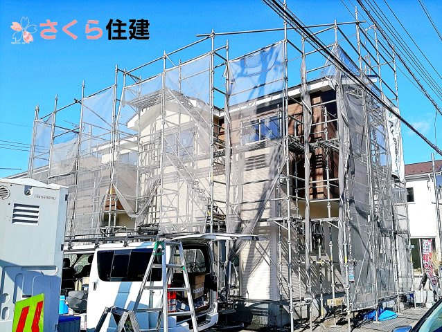 いろどりアイタウン宇都宮市野沢23-P1　5号棟の外観|全15棟の閑静な住宅街の一角になります◎