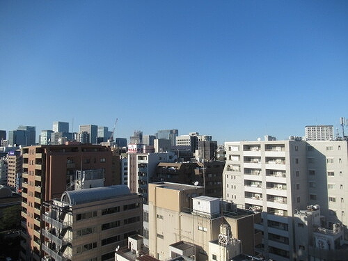 オープンレジデンシア銀座築地のその他|バルコニーからの眺望　※2018年9月撮影