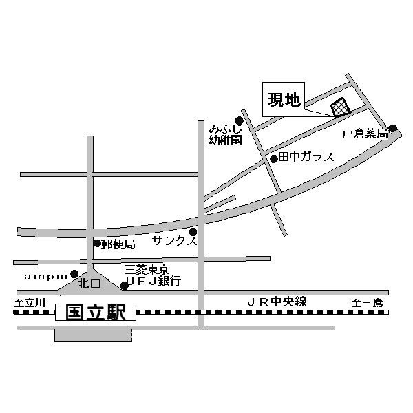 プレミール国立 の地図