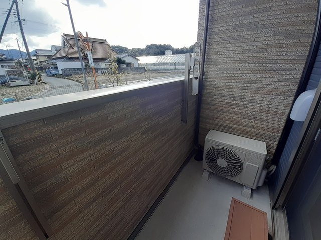 レジデンスひかりのバルコニー