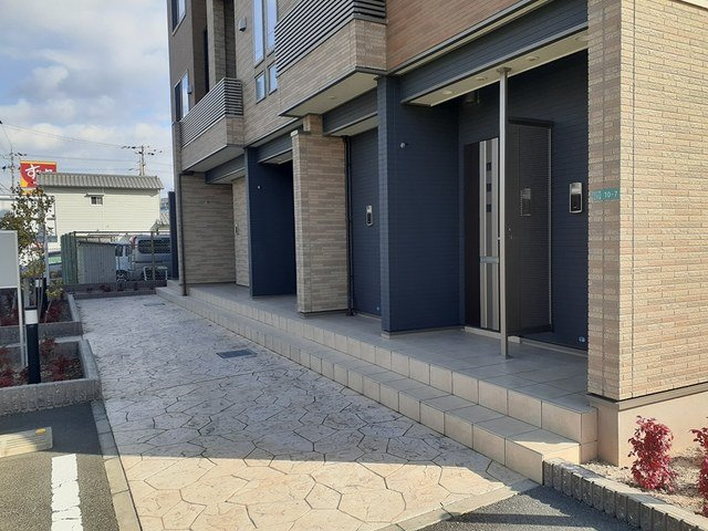 レジデンスひかりのエントランス