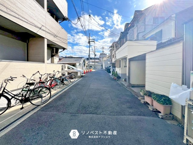 大阪市生野区南巽一棟のその他|前面道路も広々としています！