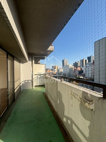 日宝サンフラッツ東平のバルコニー
