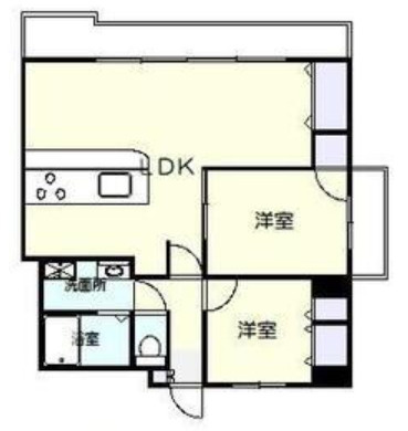 日宝サンフラッツ東平の間取り