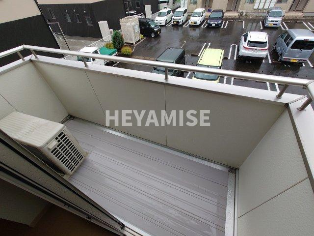 ベルメゾンAのバルコニー