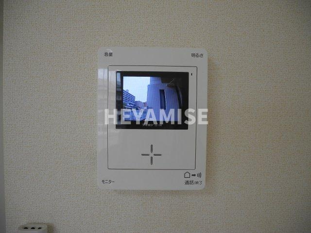 サニーハイツのセキュリティ|※室内画像は別号室のもの