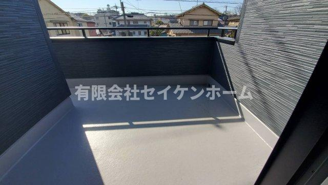　深谷市田所町第2（駅徒歩9分）2号棟のバルコニー