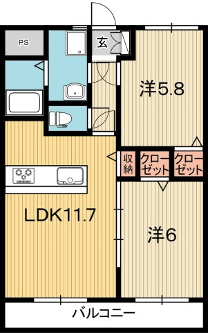 カサブランカの間取り
