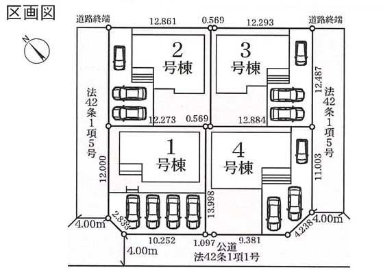 Livele　Garden　深谷市東方第2の区画図