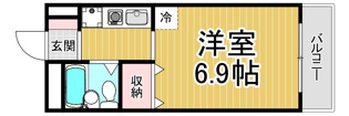 リバーサイドハイツ米田の間取り