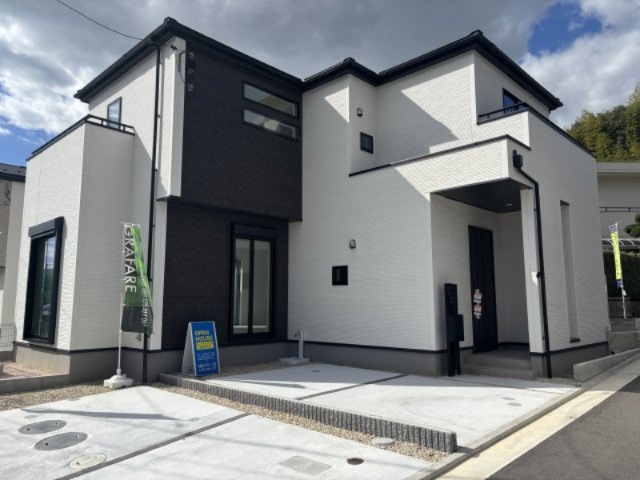 廿日市市大野下更地の外観|6号棟外観です。
