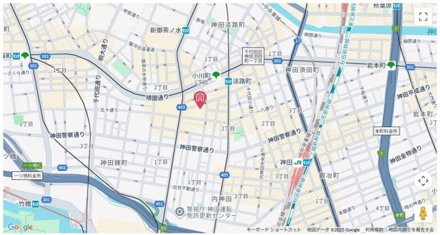 【地図】 | ★仲介手数料無料★PIAS CHIYODA AWAJICHO（淡路町駅徒歩1分　都心生活の快適性と上質さがあるレジデンス）