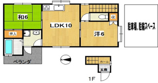 【間取り】 | 紫竹西南町テラスハウス