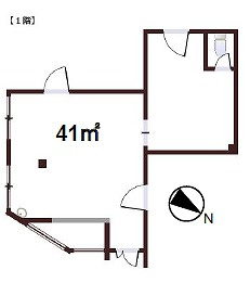 大阪市東淀川区淡路５丁目の店舗事務所