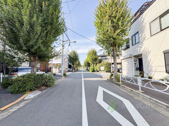 目黒区碑文谷1丁目の前面道路含む現地写真