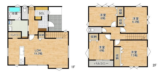 富谷市鷹乃杜３丁目の間取り
